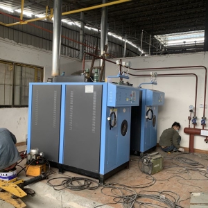 蒸汽發(fā)生器安裝現(xiàn)場(chǎng)